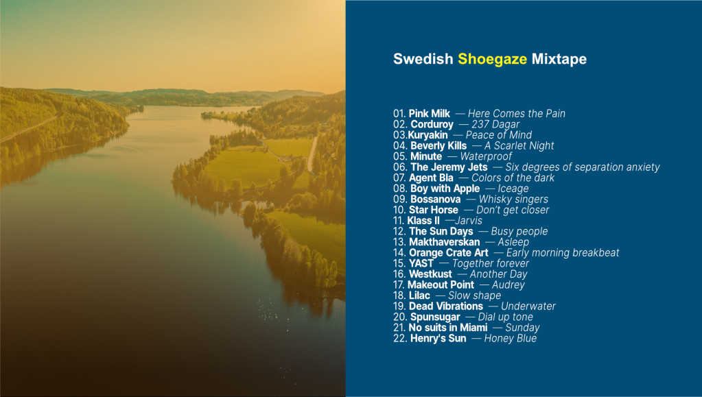 Swedish shoegaze mixtape